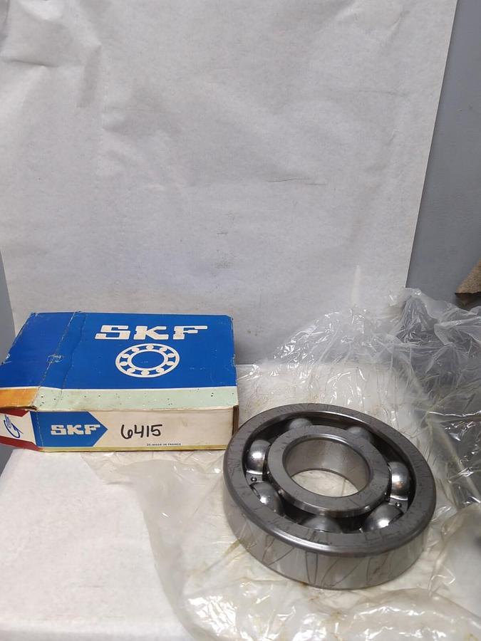 SKF,6415,DEEP GROOVE BALL BEARING 75 X 190 X 45 MM NOS