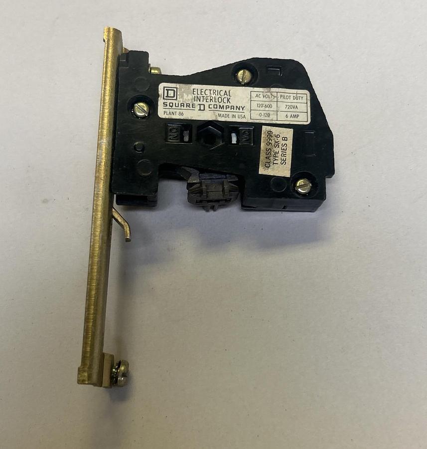 Used SQUARE D,9999SX-6,ELECTRICAL INTERLOCK