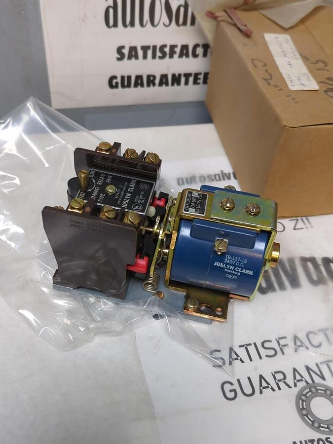 JOSLYN CLARK,714UPDE,BULLETIN 7314 PNEUMATIC TIME-DELAY RELAY 240V.D.C 600V.A.C