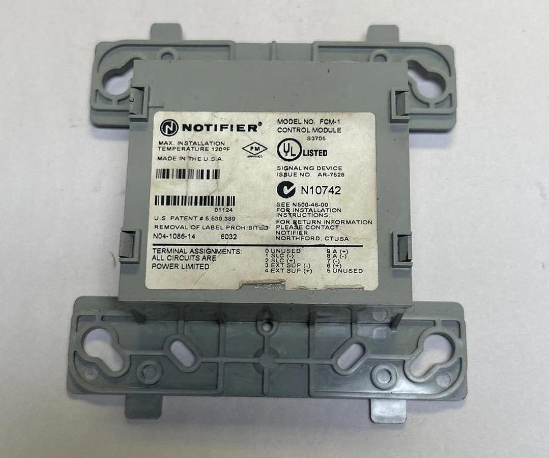 Used NOTIFIER,FCM-1,CONTROL MODULE
