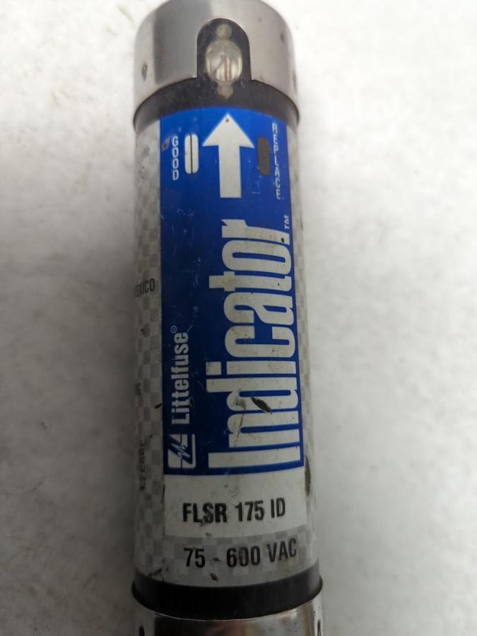 Used LITTELFUSE,FLSR175 ID,INDICATOR 175 AMP FUSE PRE-OWNED