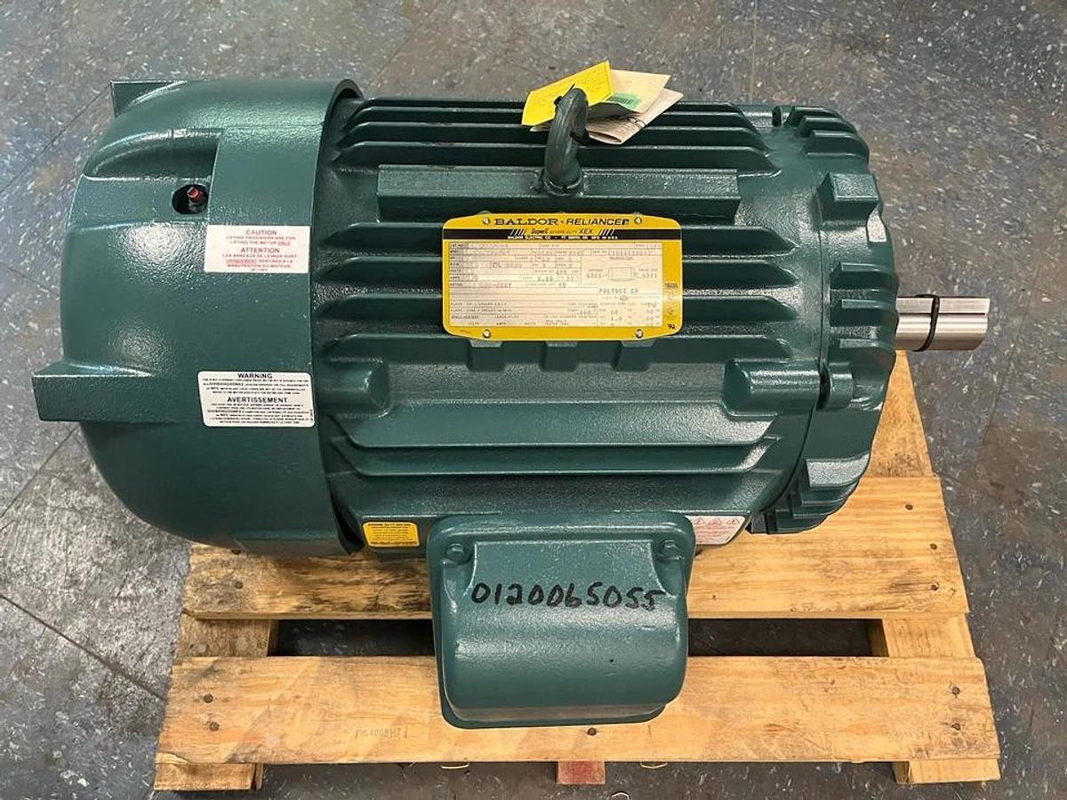 BALDOR,ECP4100T-4,SUPER E SEVERE DUTY XEX MOTOR 15HP 1180RPM 460V 3PH 284T
