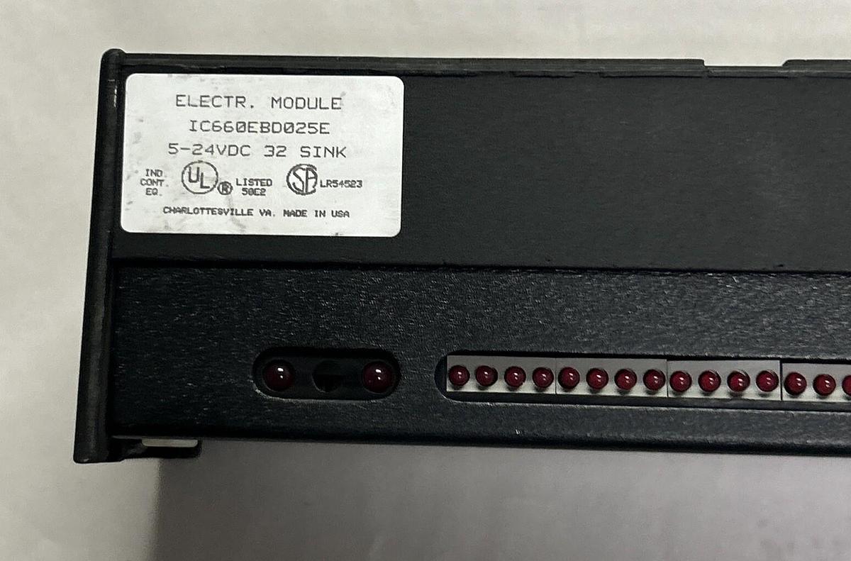 Used GE FANUC,IC660EBD025E,GENIUS BLOCK I/O MODULE