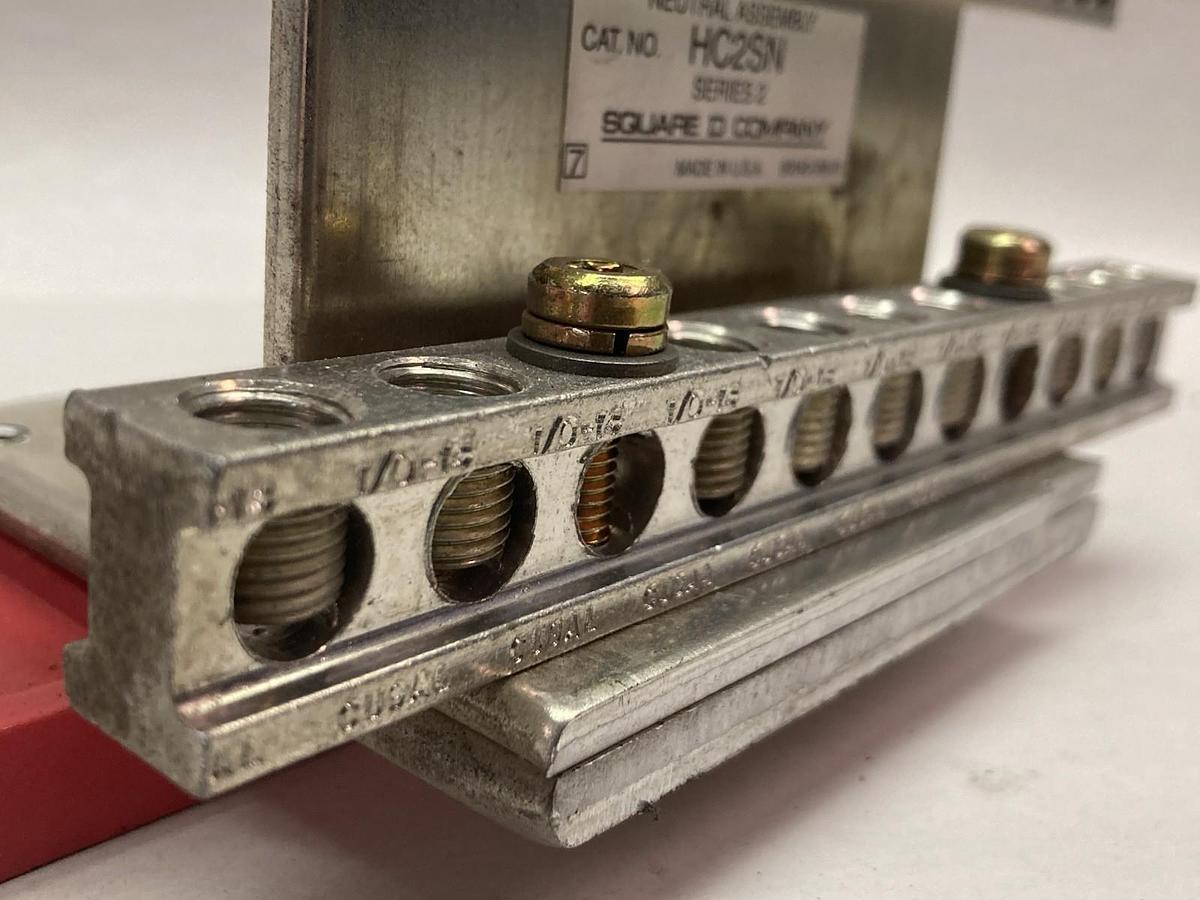 Used Square D,HC2SN,Panelboard Neutral Assembly 80043-308-01