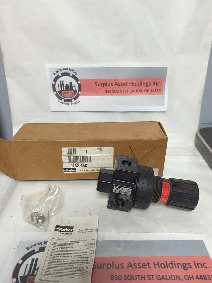 PARKER,07R213AC,3/8 INCH LUBRICATOR NOS