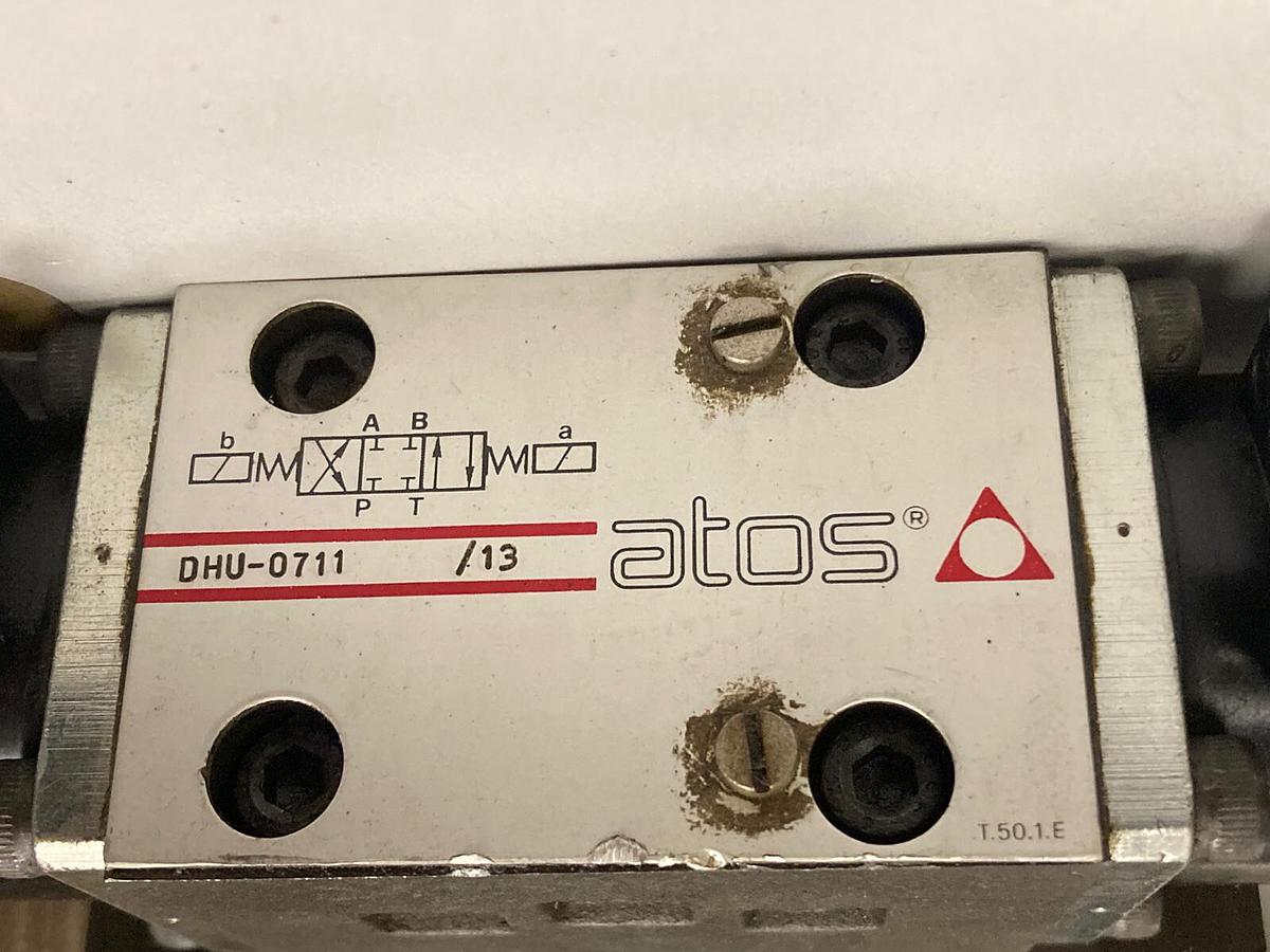Used Atos,DHU-0711/13/HG-013/250,Hydraulic Directional Control Solenoid Valve