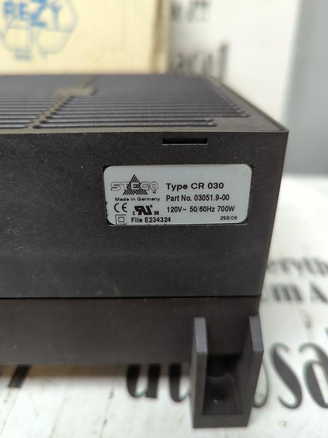 STEGO,TYPE  CR 030,FAN HEATER 120V 50/60HZ 700W NOS