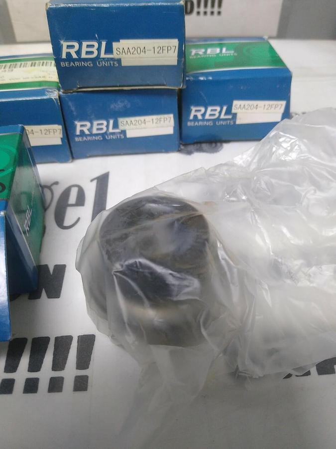 RBL,SAA204-12FP7,BEARING INSERT WITH COLLAR 3/4 IN LOT OF 5 NOS