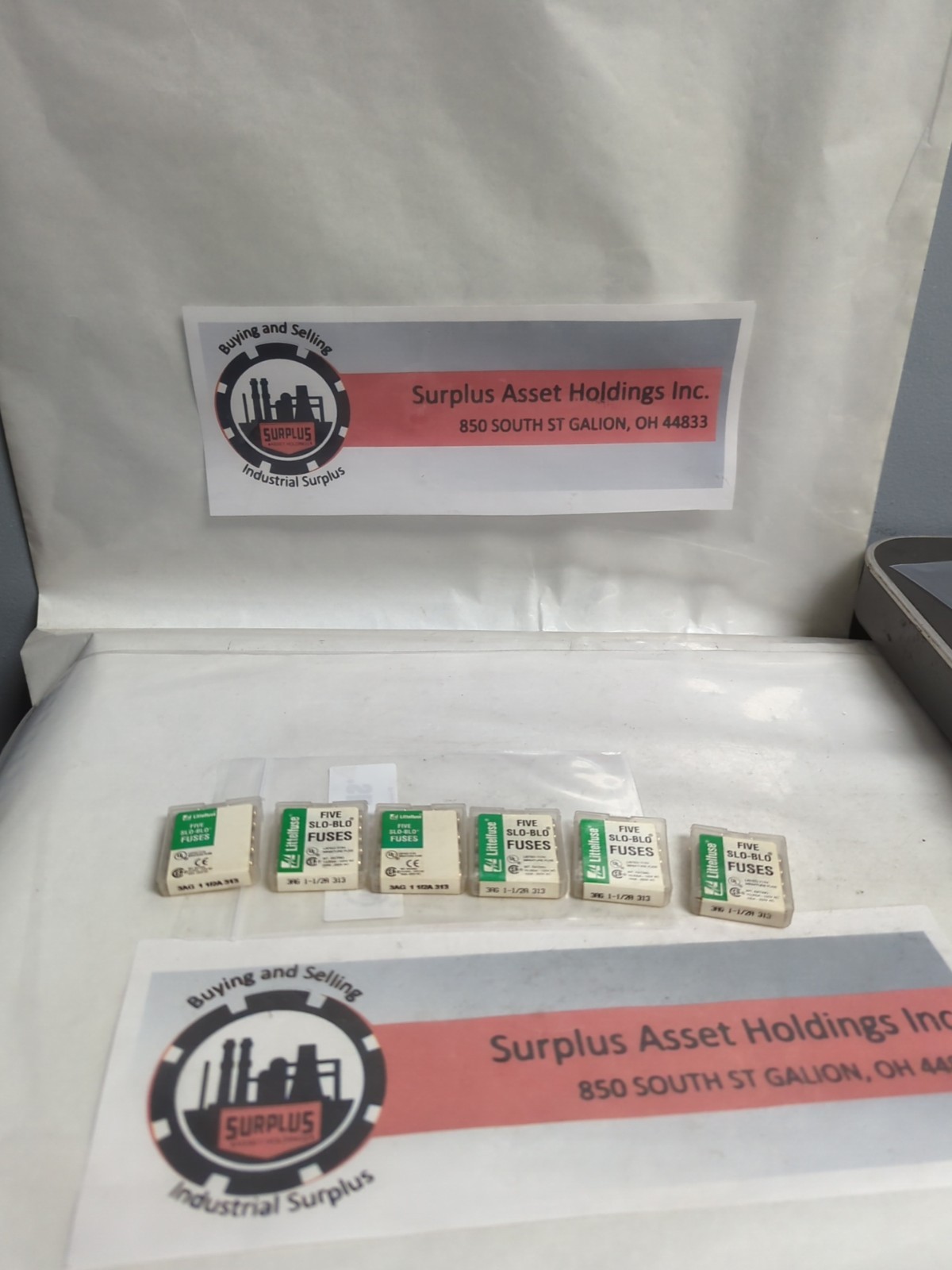 LITTELFUSE,3AG 1-1/2A 313,SLO-BLO FUSE LOT OF 30 PCS NOS