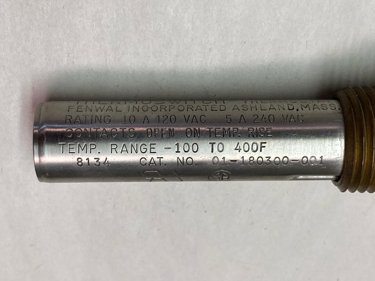 Thermoswitch,01-180300-001,Thermostat 10/5A 120/240Vac