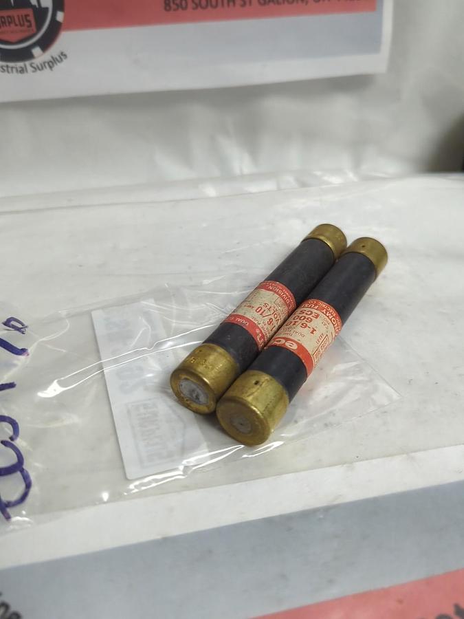 Used CEFCO,ECS 1-6/10,TIME-DELAY 1-6/10 AMP FUSE LOT OF 2 PRE-OWNED