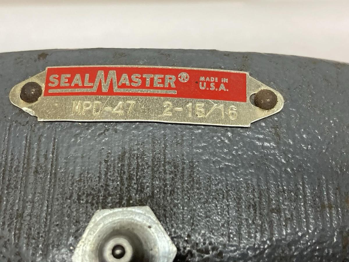Used SealMaster,MPD-47,Pillow Block Bearing 2-15/16 Inch Bore