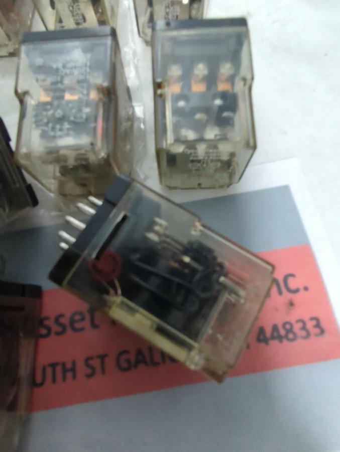Used P&B,KRPA-14AN-120,RELAY 10 AMP LOT OF 15 PRE-OWNED