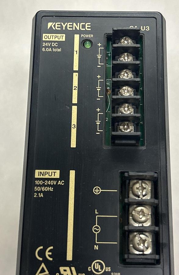 Used KEYENCE,CA-U3,POWER SUPPLY