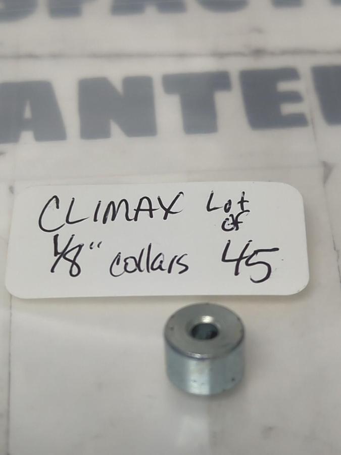 CLIMAX,1/8 INCH,BORE STEEL SET SCREW SHAFT COLLARS LOT OF 45 NOS