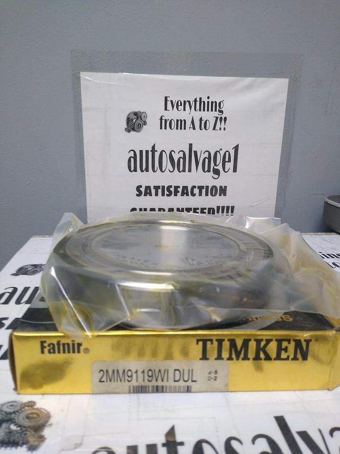 Used Timken,2MM9119WI DUL,Spindle & Precision Machine Tool Angular Contact Bearing NO