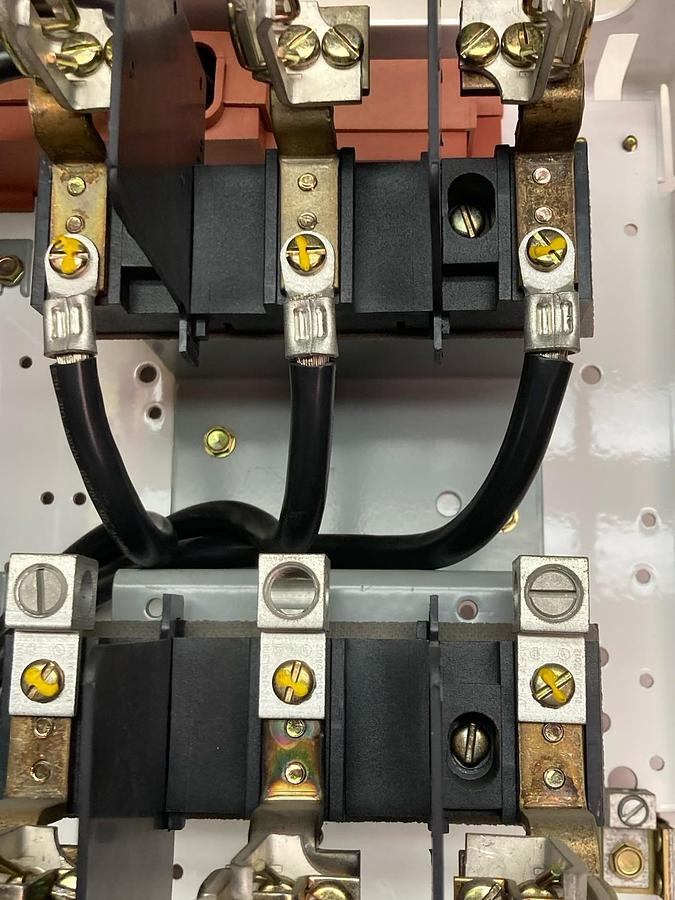 Used GE,E33752,Evolution 100A FDRFUSW FUSED Disconnect MCC Bucket 60Hz 480V