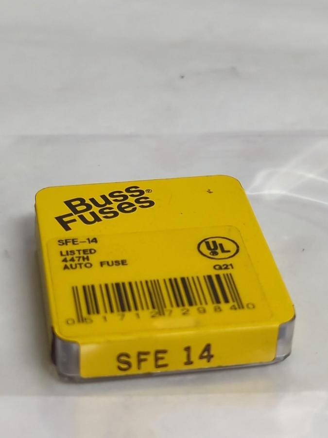 COOPER BUSSMANN,SFE 14,FUSE LOT OF 10 PCS NOS