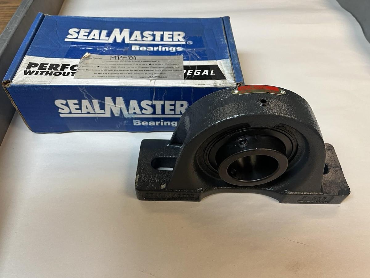 Used SEALMASTER,MP-31,PILLOW BLOCK BEARING 1-15/16" BORE