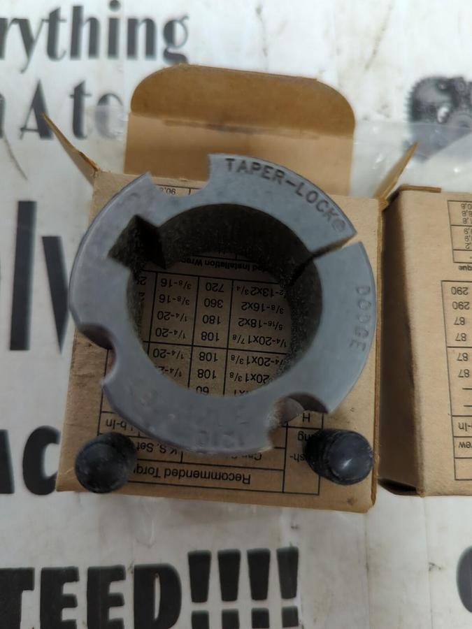 DODGE,119589,TAPER-LOCK BUSHING 1210X30MM LOT OF 2 NOS