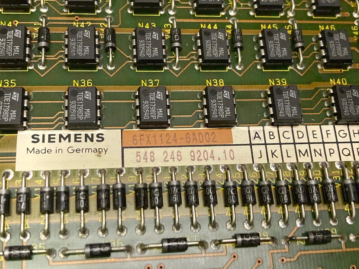 Used Siemens,6FX1124-6AD02,Input Output Board Module