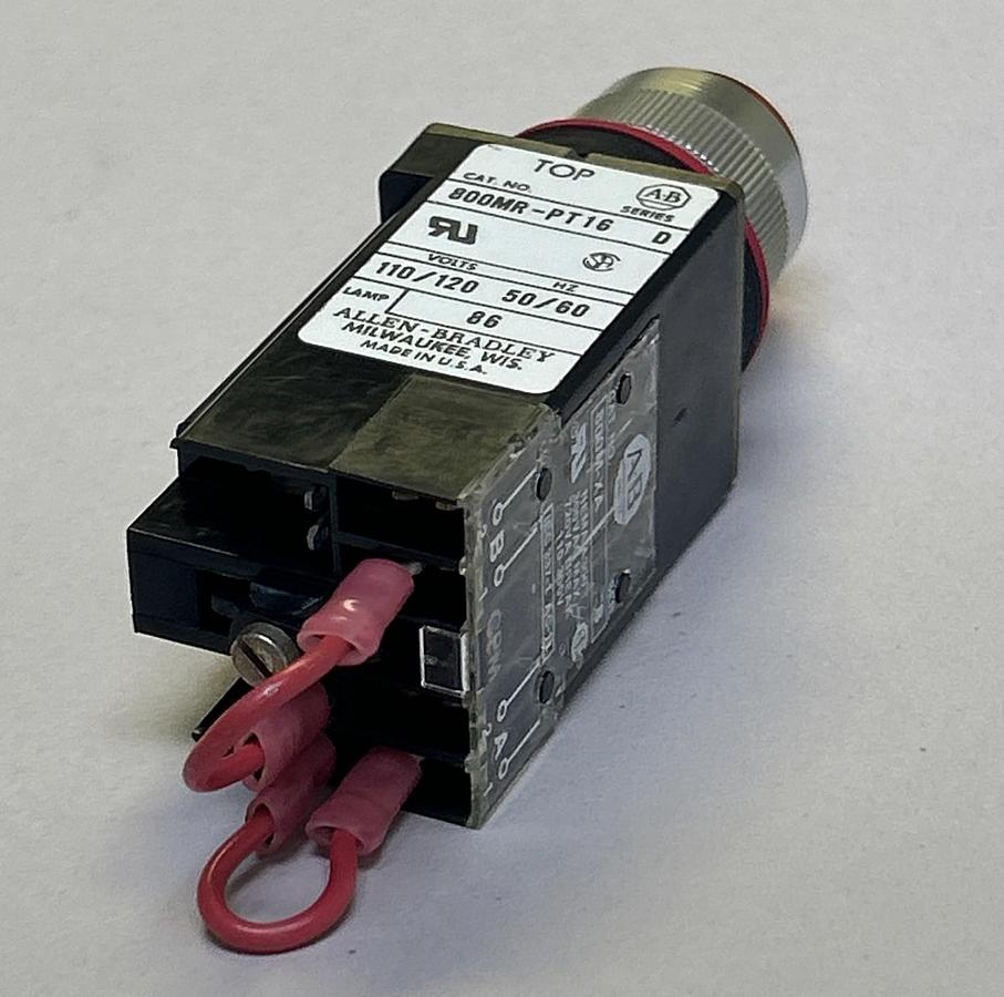 ALLEN-BRADLEY,800MR-PT16A,SMALL PILOT LIGHT AMBER LENS