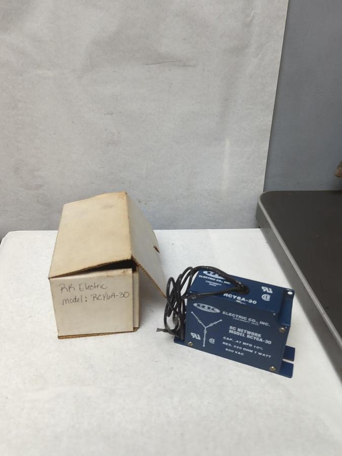 RK ELECTRIC,RCY6A-30,TRANS VOLT FILTER 220 OHM 7 WATT NOS