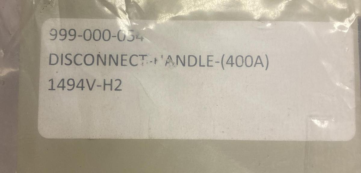 Used ALLEN BRADLEY,1494V-H2,DISCONNECT SWITCH HANDLE REFURBISHED