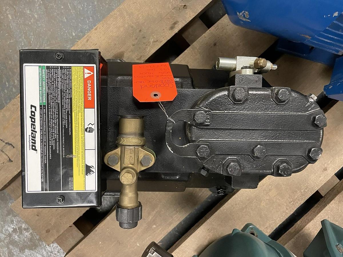 Used COPELAND,ERFA-031E-TAD-210,COPELAMETIC COMPRESSOR 460V 3PH