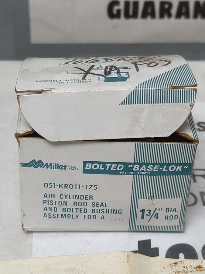 MILLER,051-KR011-175,AIR CYLINDER PISTON ROD SEAL & BOLTED BUSHING ASSY 1-3/4 IN