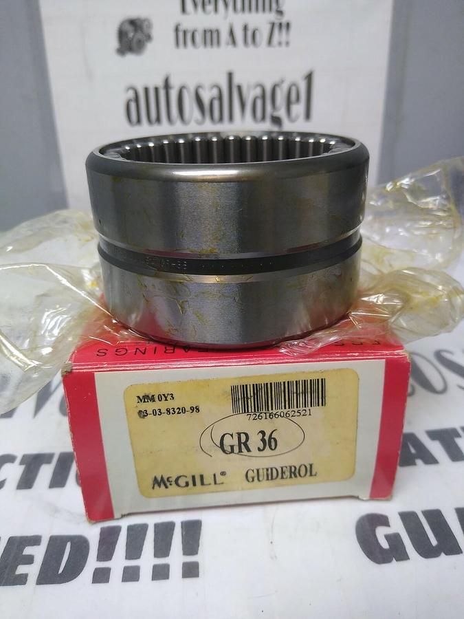 MCGILL GUIDEROL,GR-36,NEEDLE ROLLER BEARING NOS