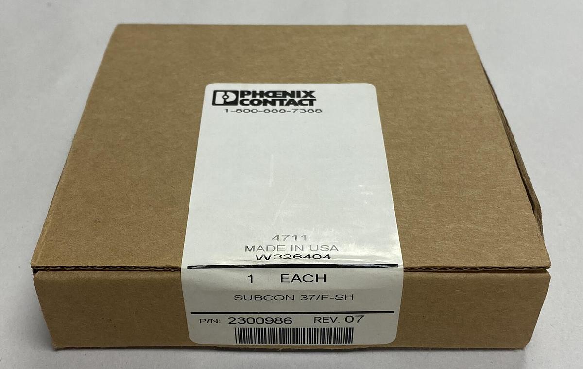 Used PHOENIX CONTACT SUBCON ,7/F-SH,CONNECTOR NEW