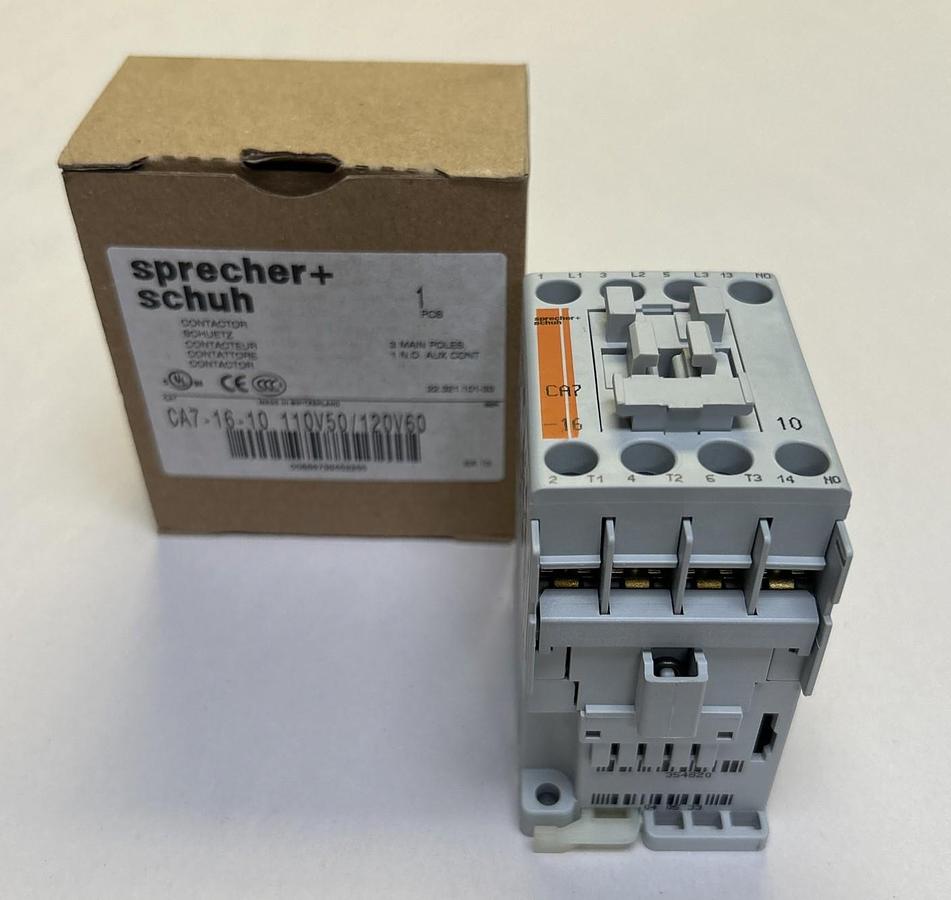Used SPRECHER & SCHUH,CA7-16-10-120,CONTACTOR NEW