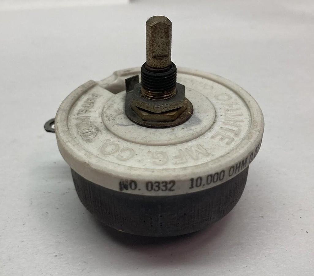 Used Ohmite,0332,Rhestat 10000 OHM 0.07A