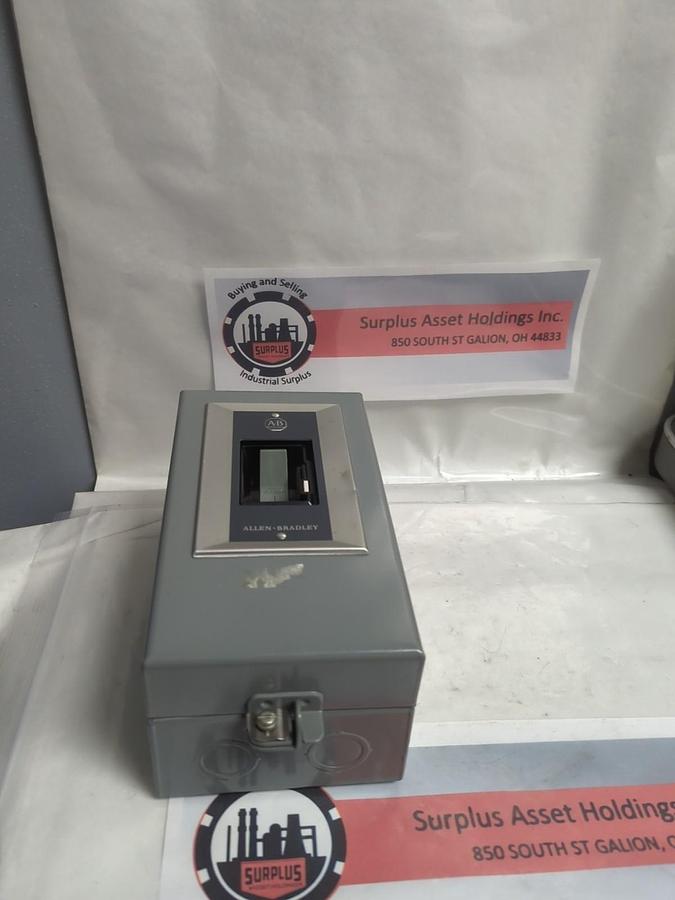 ALLEN BRADLEY,609TU-NX2,SERIES H SIZE 0 MANUAL STARTER NEW WITHOUT BOX