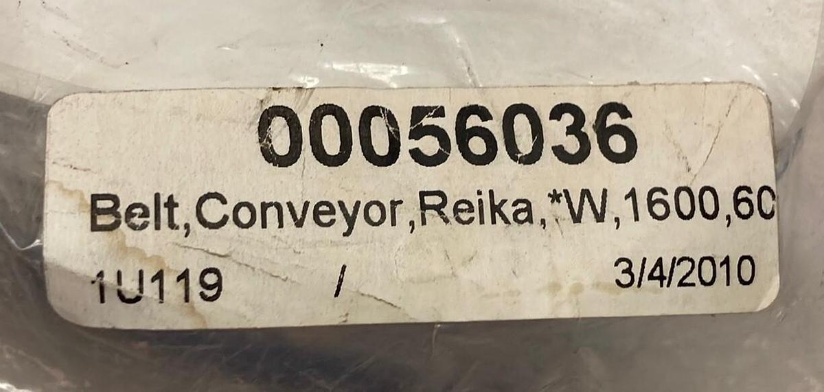 Used Sparks,*W,1600,6C,Conveyor Belt