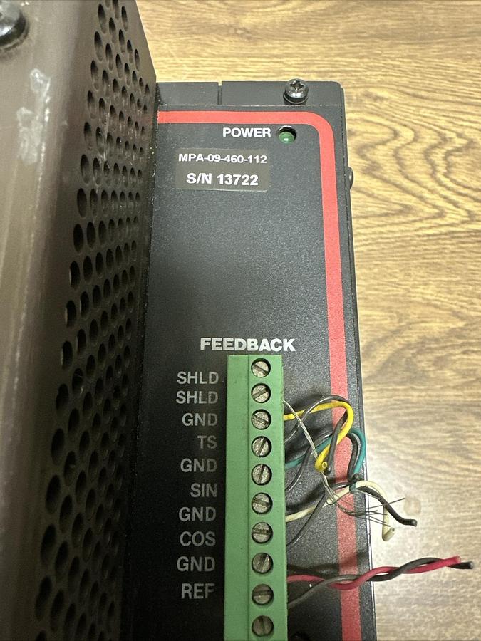 Used Custom Servo Motors,MPA-09-460-112,Servo Amplifier