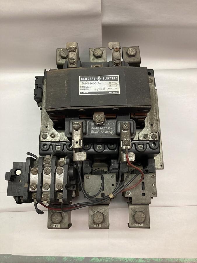 Used General Electric,CR306G000LAA,Starter Nema Size 5 600VAC 270A