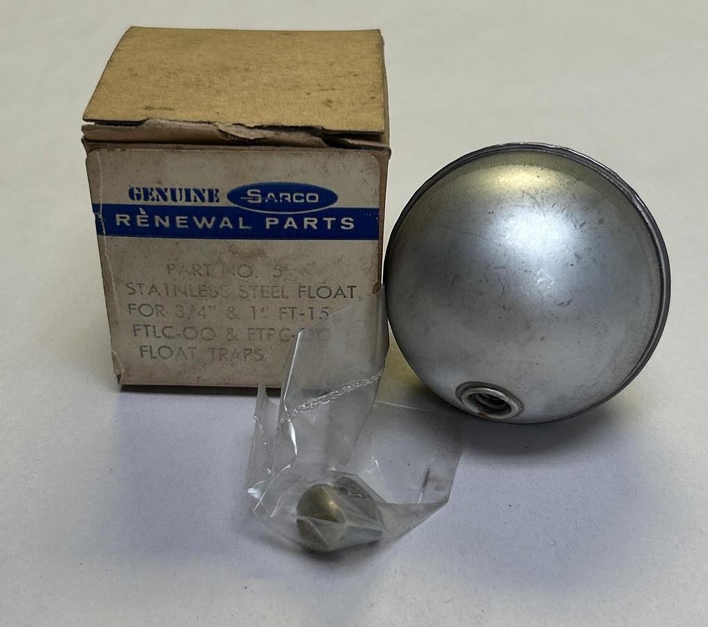 SARCO,5,STAINLESS STEEL FLOAT 3/4 INCH & 1 INCH NOS
