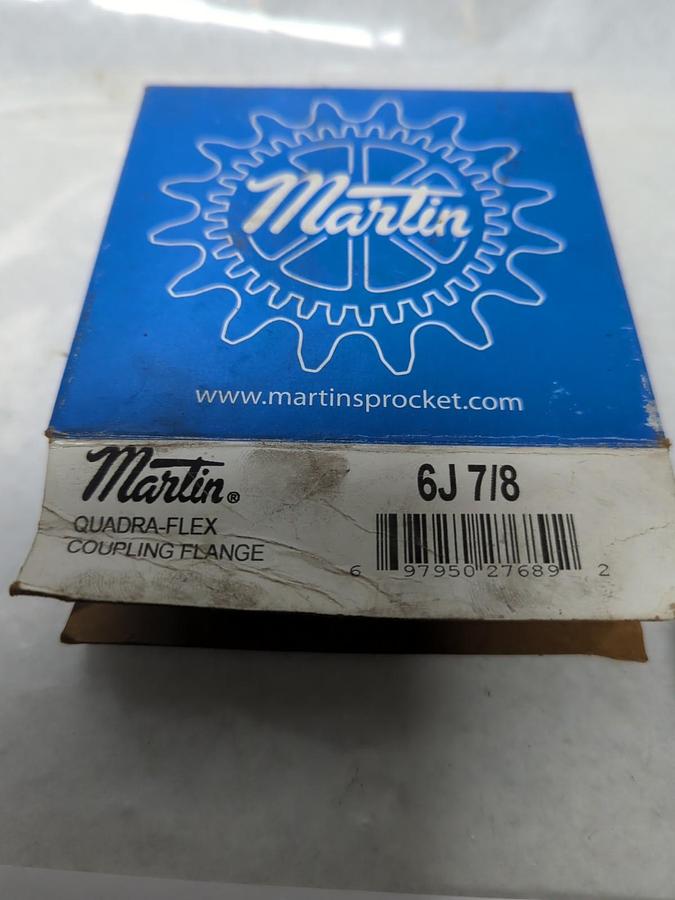 MARTIN,6J-7/8,QUADRA-FLEX COUPLING FLANGE 6J-7/8 NOS