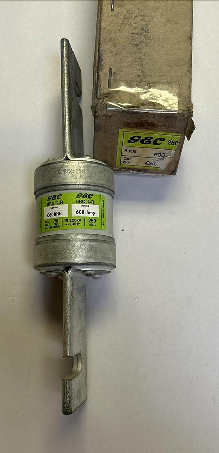 G&C,C600HG,FUSE 600A 250V NOS