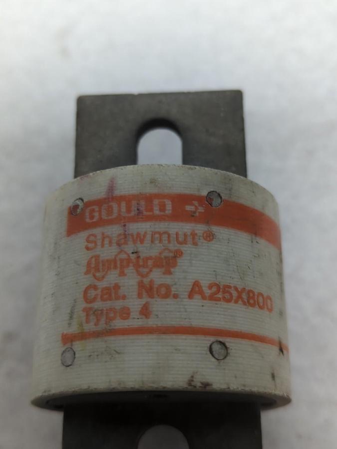 Used GOULD SHAWMUT,A25X800,AMP-TRAP 800 AMP FUSE PRE-OWNED