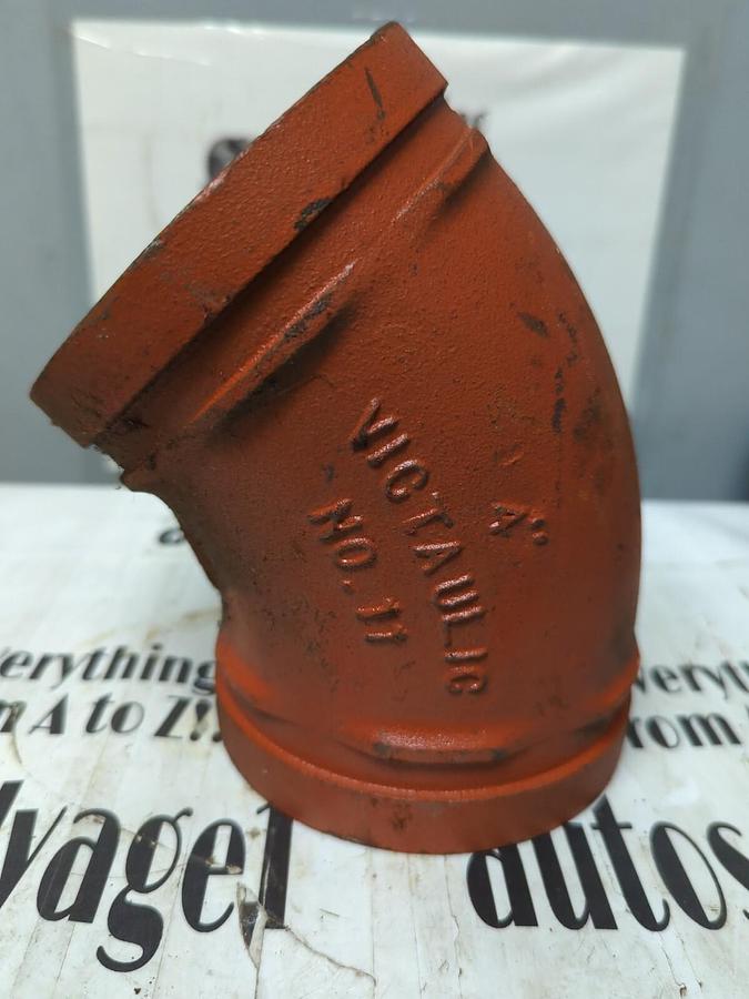 VICTAULIC,NO.11,4 INCH ELBOW PIPE FITTING NOS