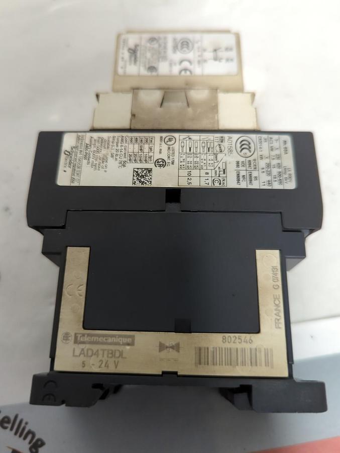 Used TELEMECANIQUE,LAD4TBDL,MAGNETIC CONTACTOR PRE-OWNED