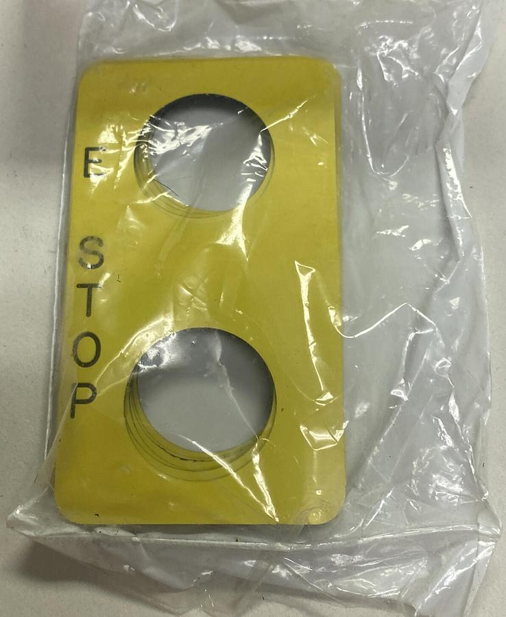 SQUARE D,9001SKN299,PENDANT STATION LEGEND PLATE LOT OF 6 NEW