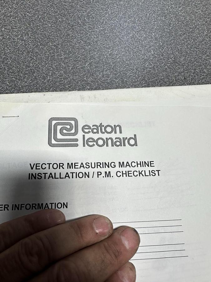Used Eaton Leonard,S5XP,Vector Measuring Machine