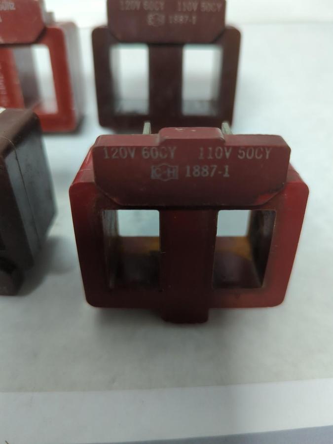 Used CUTLER HAMMER,1887-1,COIL 120V 60HZ/CY 110V 50HZ/CY LOT OF 4 PRE-OWNED