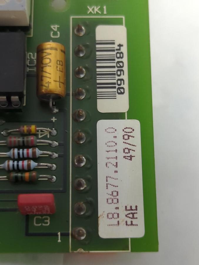 Used AGFA-GEVAERT,L8 8677 2110 0,CIRCUIT TIMER BOARD KW-15/91 PRE-OWNED