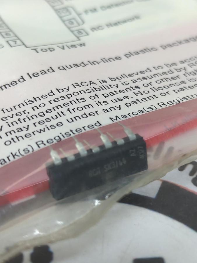 RCA,SK3144,LINEAR INTEGRATED CIRCUIT LOT OF 4 NEW