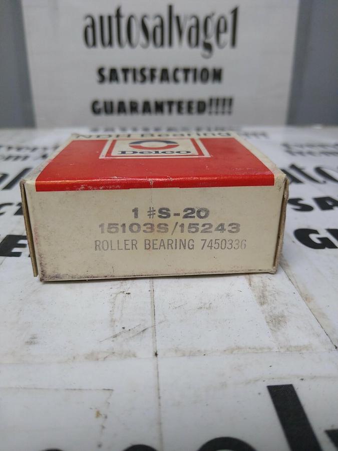Used Delco,15103S/15243,Roller Bearing NOS